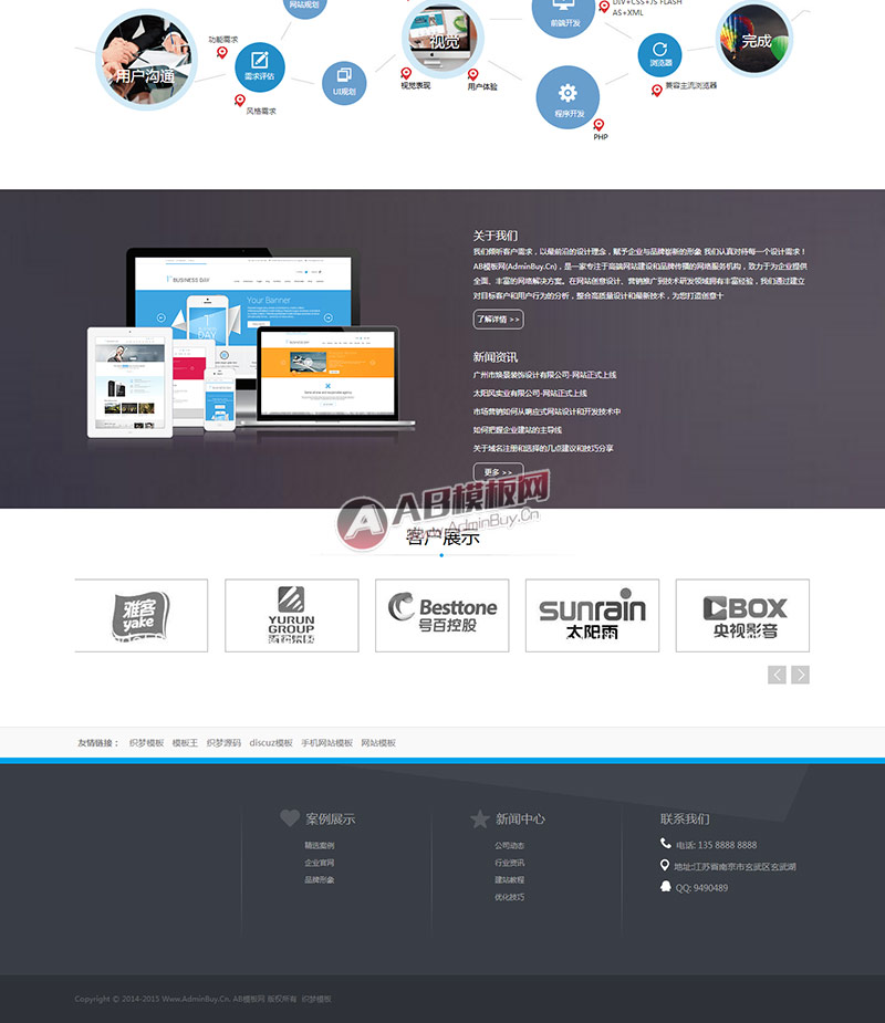 html5�߶�����������֯��Դ�� Ʒ����ƽ�վ��˾ģ��