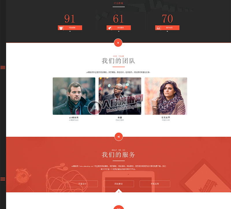 ������Ӧ�ֻ��棩html5�����Ӧʽ��վԴ�� IT��������������վdedecmsģ��