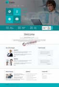 ��ɫ��ƽ����win8 IT�Ƽ���˾��վģ��